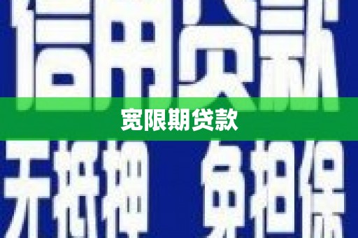 信义宽限期贷款