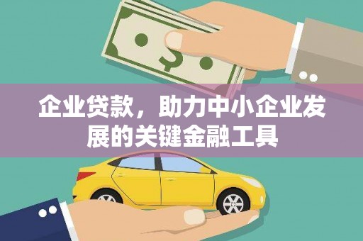 信义企业贷款，助力中小企业发展的关键金融工具
