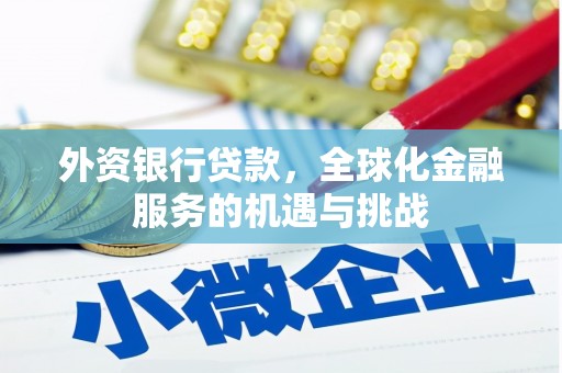 信义外资银行贷款，全球化金融服务的机遇与挑战